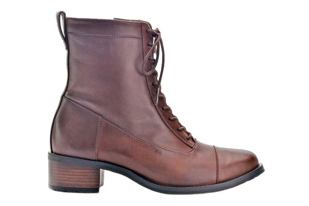 David Tate Womens Explorer Boot  Brown Soft Calf Leather Lace Up US 8.5 M